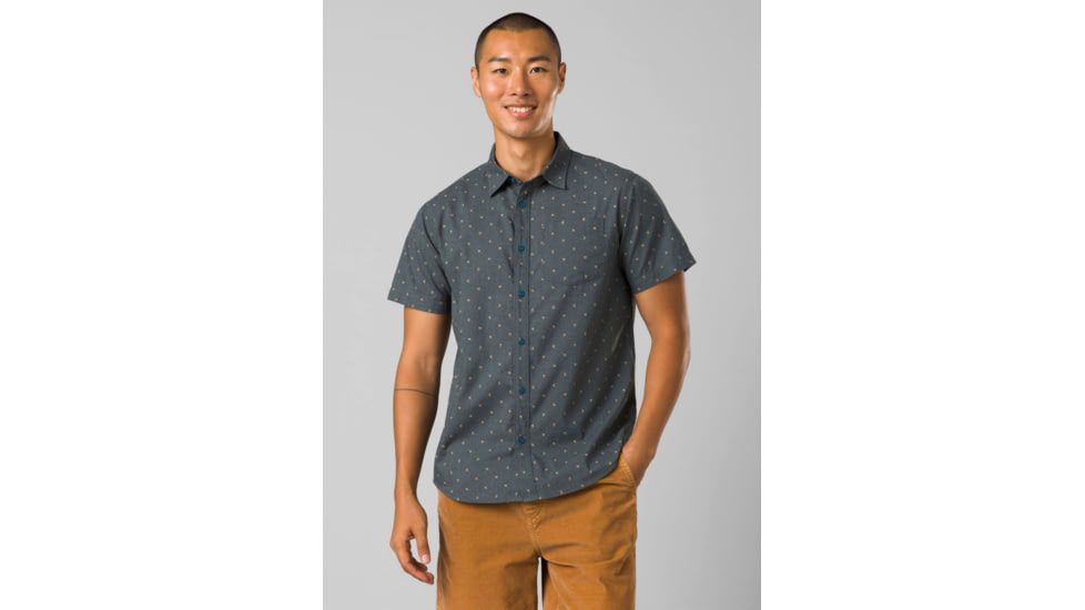 prAna Tinline Shirt - Mens, Bluefin Tail, Extra Large, 1968791-402-ST-XL