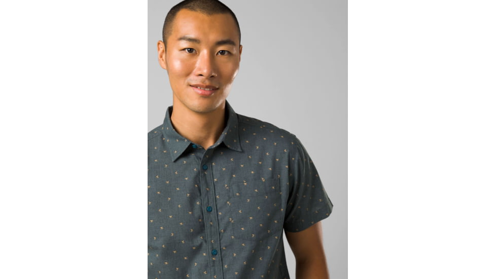 prAna Tinline Shirt - Mens, Bluefin Tail, Extra Large, 1968791-402-ST-XL