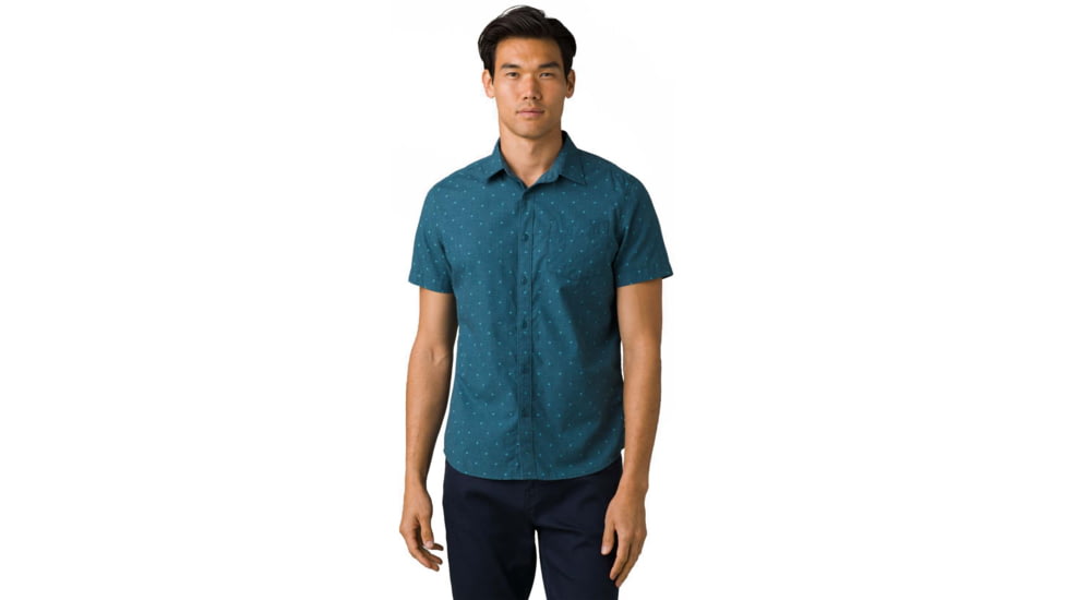 prAna Tinline Shirt - Mens, Bluefin Water, XL, 1968791-400-ST-XL