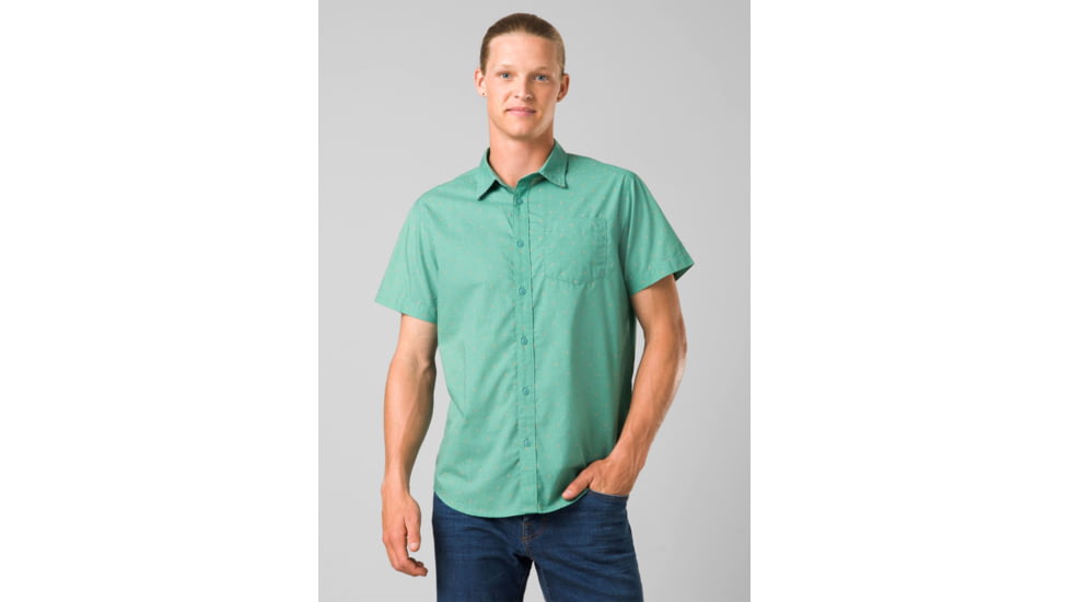 prAna Tinline Shirt - Mens, Cove Cactus, Medium, 1968791-401-ST-M