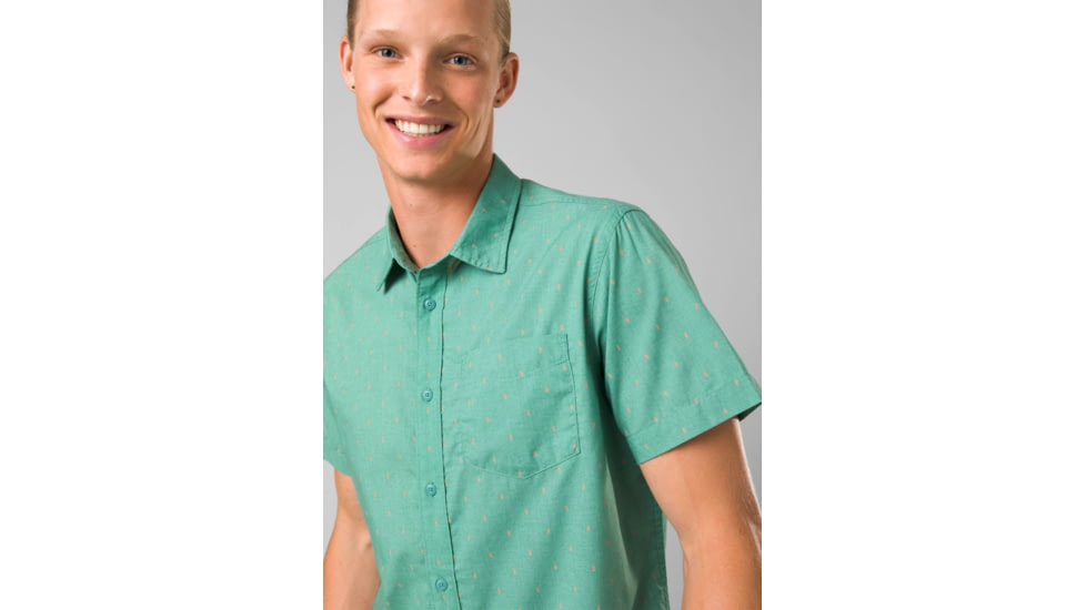 prAna Tinline Shirt - Mens, Cove Cactus, Medium, 1968791-401-ST-M