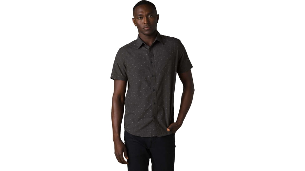 prAna Tinline Shirt - Mens, Dark Iron Earth, S, 1968791-020-ST-S