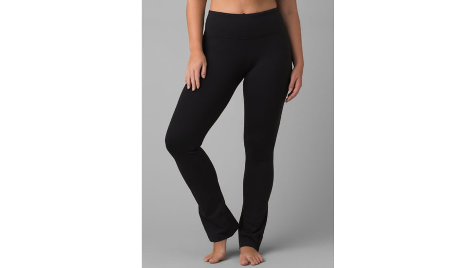 prAna Transform Flare Pant Pants, Black, Large, 1961391-001-RG-L