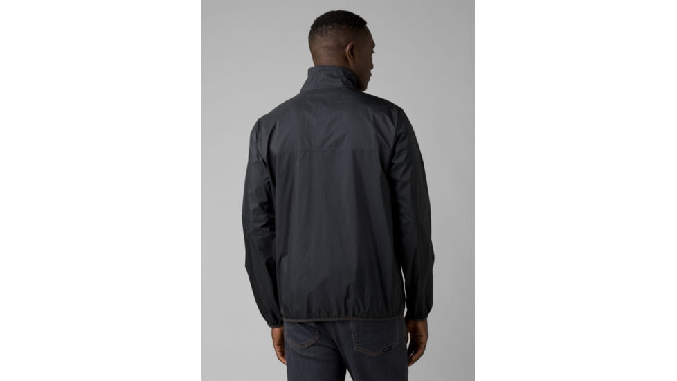 prAna Transit Range Windbreaker Jacket -Mens, Charcoal, M, 1967801-021-M