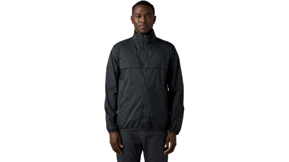 prAna Transit Range Windbreaker Jacket -Mens, Charcoal, M, 1967801-021-M