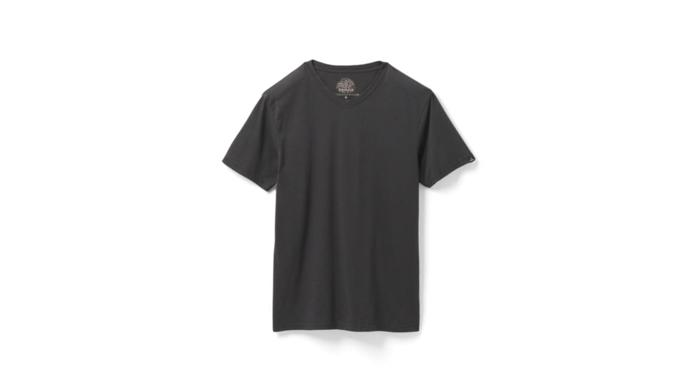 prAna V-Neck T-Shirt, Black, XLarge, 1965421-002-ST-XL