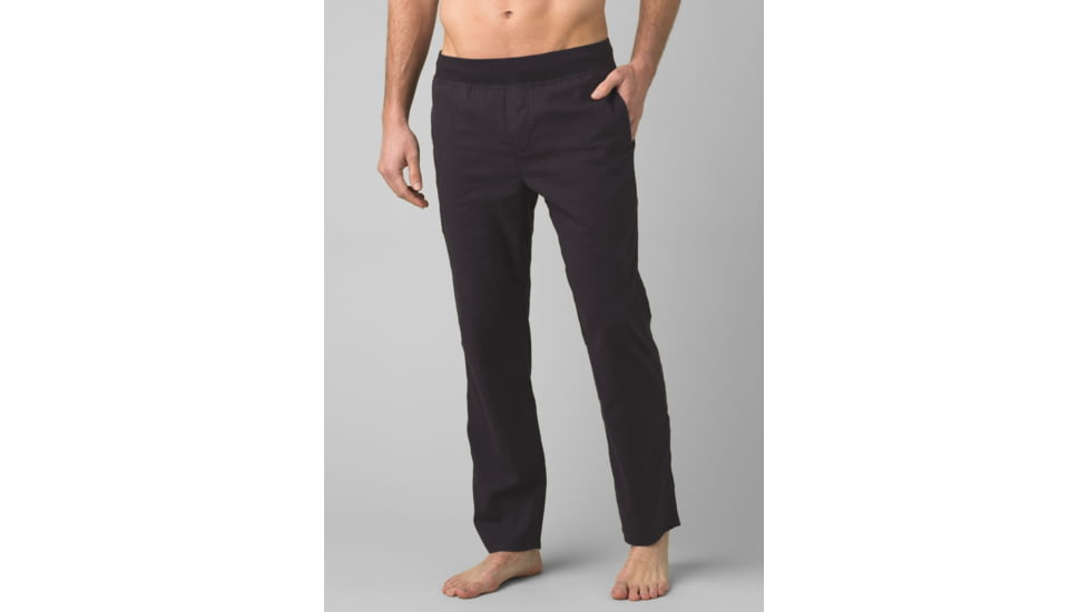 prAna Vaha Straight Pant Pants, Dark Black, XLarge, 1963931-001-32-XL