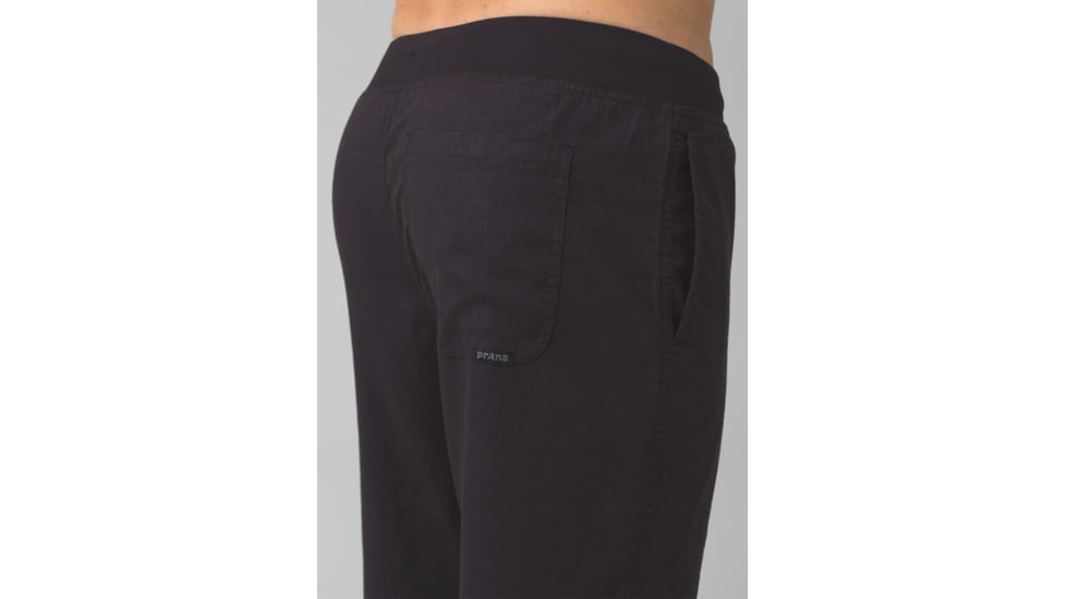 prAna Vaha Straight Pant Pants, Dark Black, XLarge, 1963931-001-32-XL