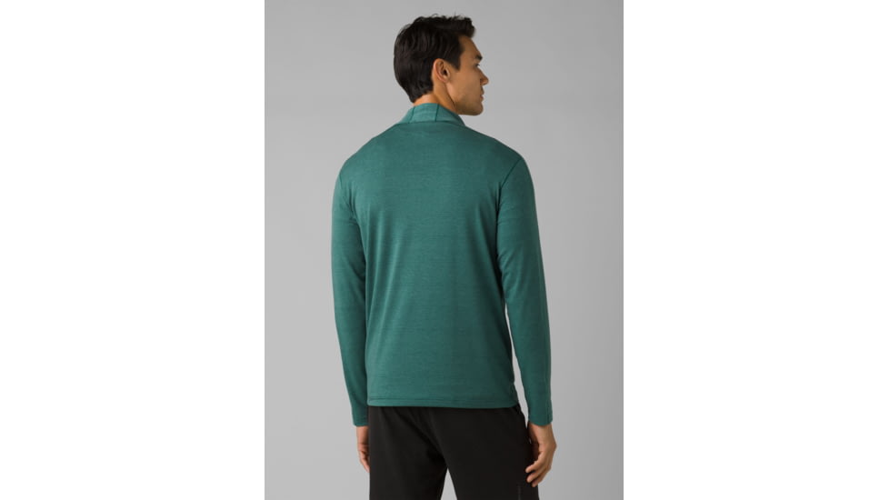 prAna Watchtower 1/2 Zip Shirt - Mens, Deep Pine, L, 1963421-301-L