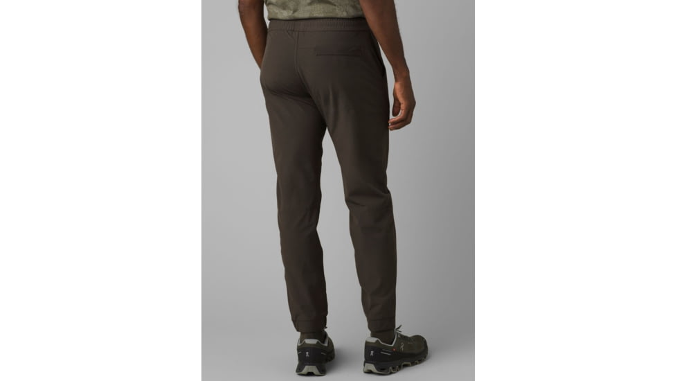 prAna West Edge Jogger Pants, Black Olive Heather, Medium, 1963701-300-30-M