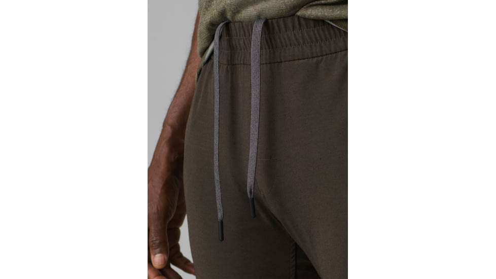 prAna West Edge Jogger Pants, Black Olive Heather, Medium, 1963701-300-30-M