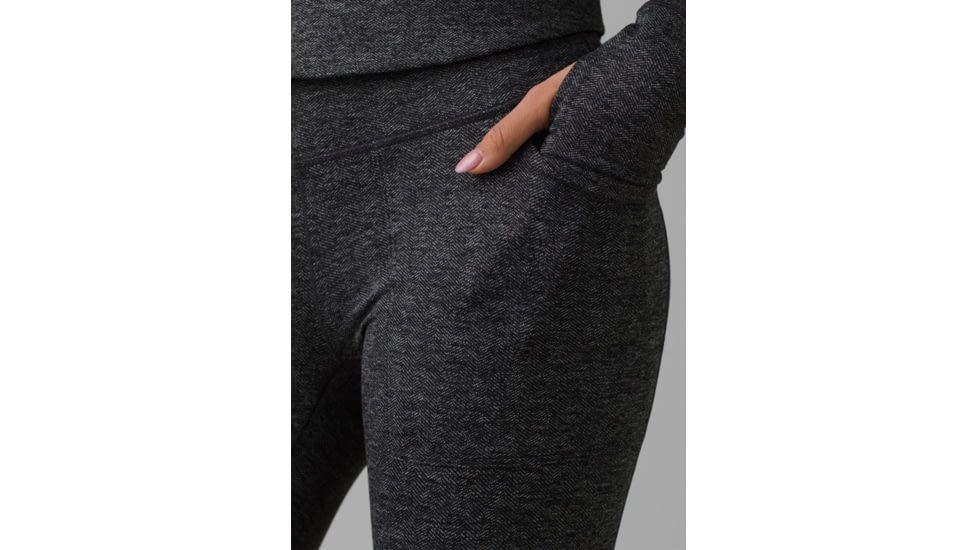 prAna Zawn Legging Pants, Charcoal, Medium, 1964541-020-RG-M