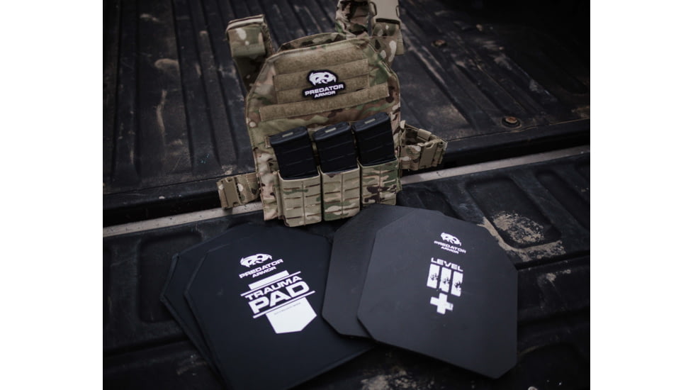 Predator Armor Level III+ Loaded Bundle, Multi-cam, 16x12, BDL-3+KWLBDL-MC