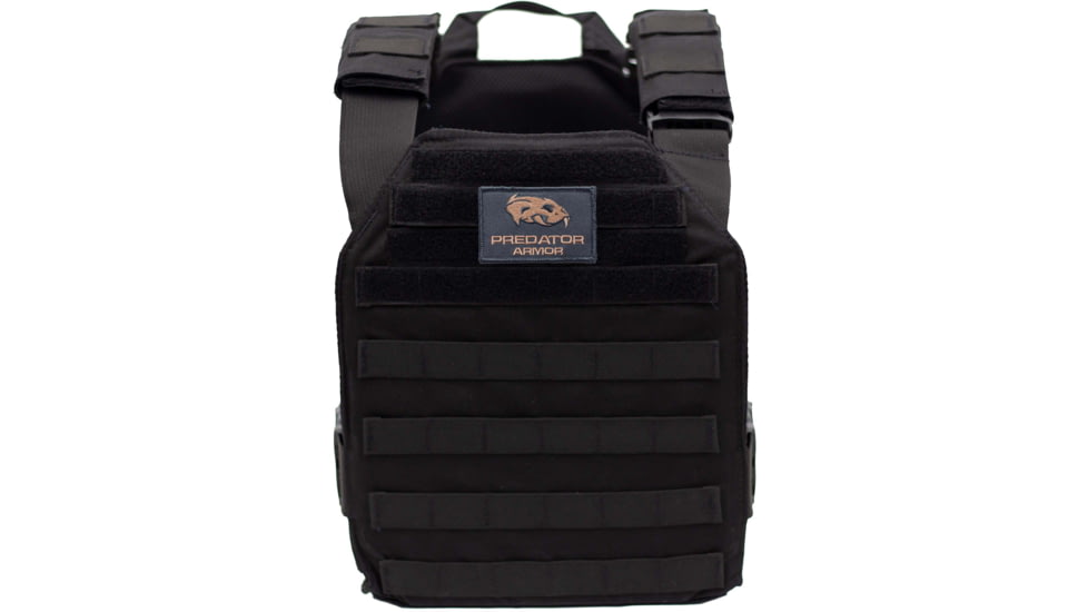 Predator Armor Minuteman Plate Carrier, Black, 16x12, PC-MM-BK