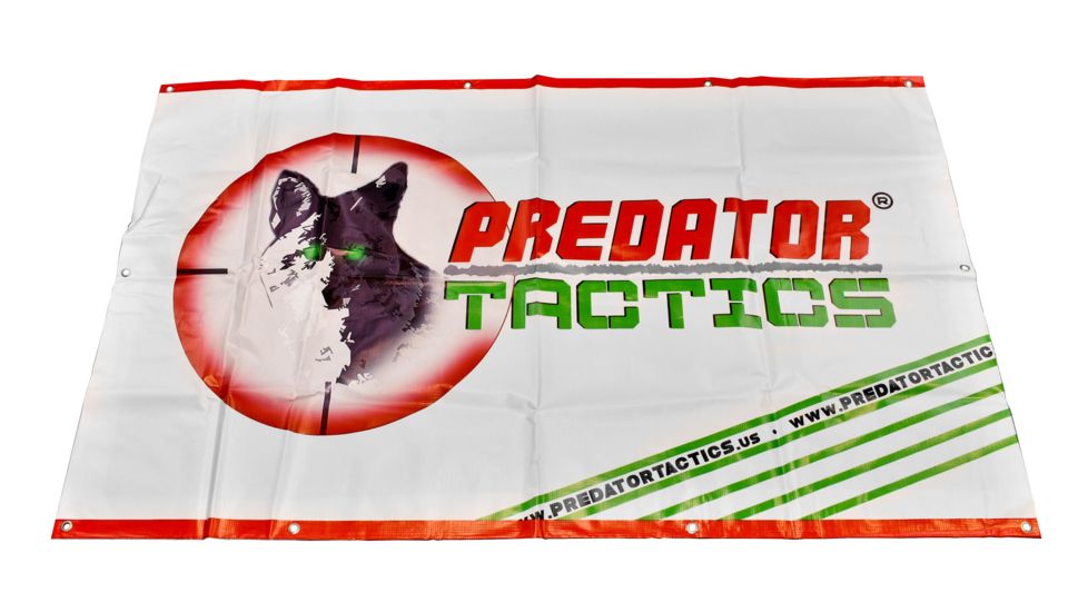 Predator Tactics Logo Banner, Multi, 3 in x 5 in PTVbanner