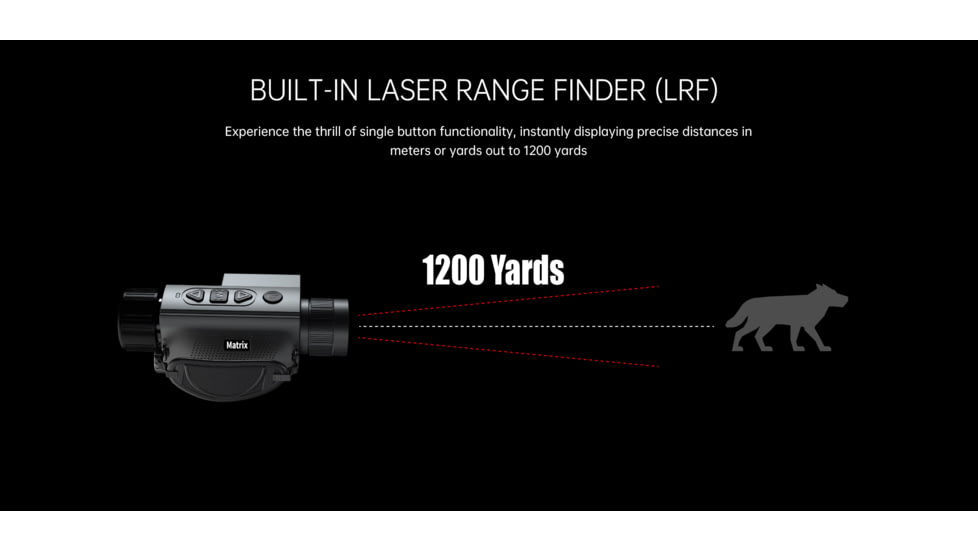 Predator Thermal Optics Matrix LRF 1.5-12x15mm Thermal Monocular