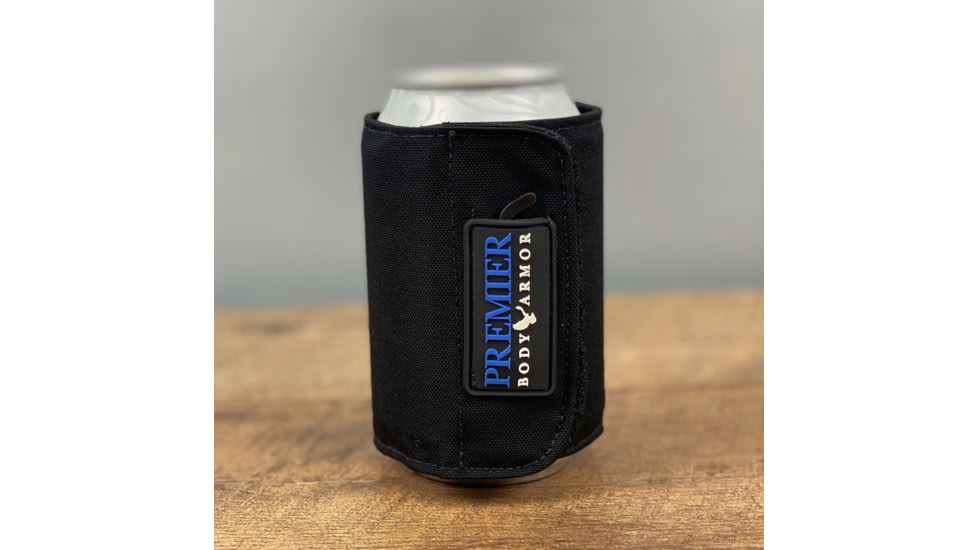 Premier Body Armor Bulletproof Koozie, Level II, Black, One Size, Koozie-BLK