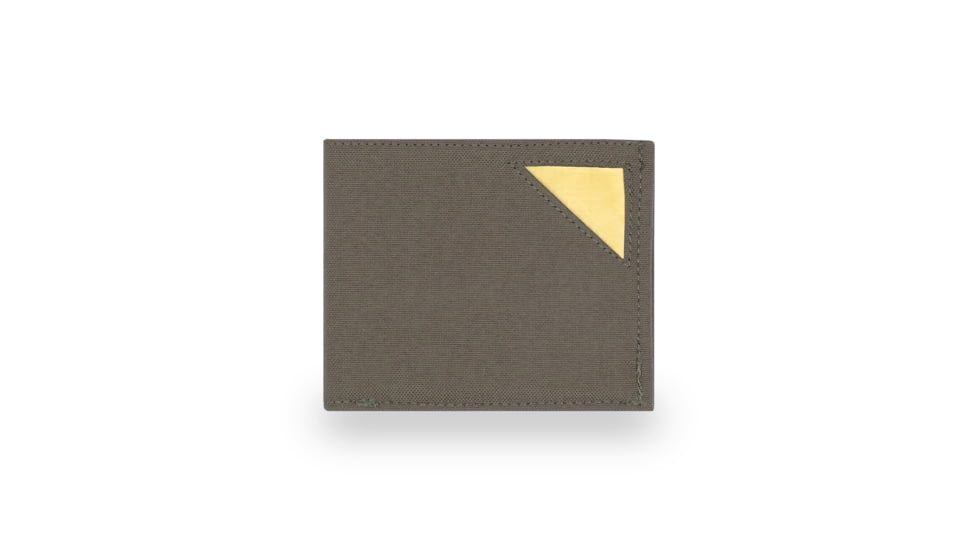 Premier Body Armor Bulletproof Wallet w/ Level II Armor, Ranger Green, 4.5x3.25x.25 inch, Wallet-RG