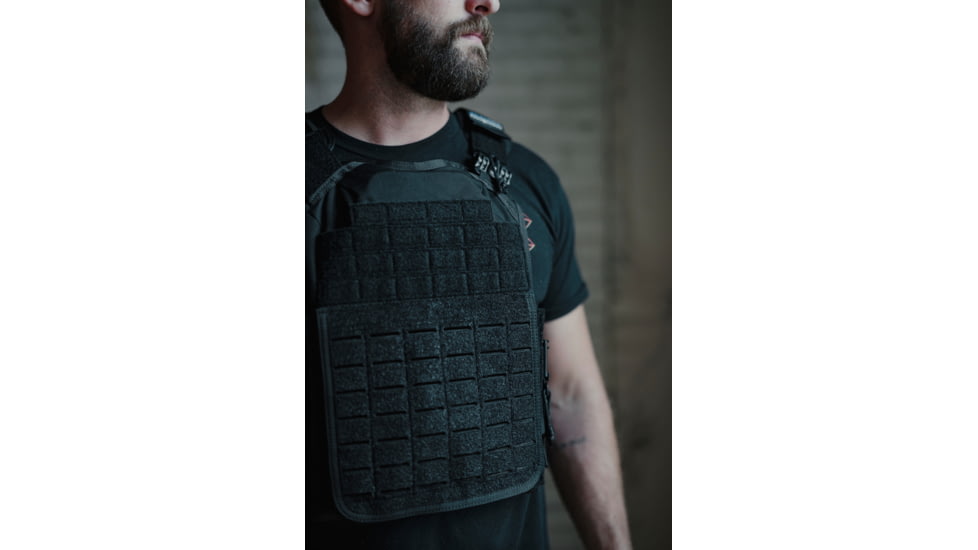 Premier Body Armor Core Mission Plate Carrier, Universal Fit, Black, 10x12 inch, CMPC-BLK-DLR