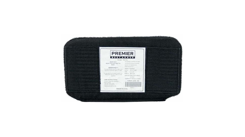 Premier Body Armor Eberlestock Bando Bag Level IIIA 500 Denier Cordura Insert, Black, Extra Large, BPP-9183