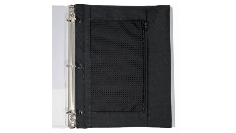 Premier Body Armor Level IIIA 3-Ring Pencil Pouch, Black, 3RP-9037