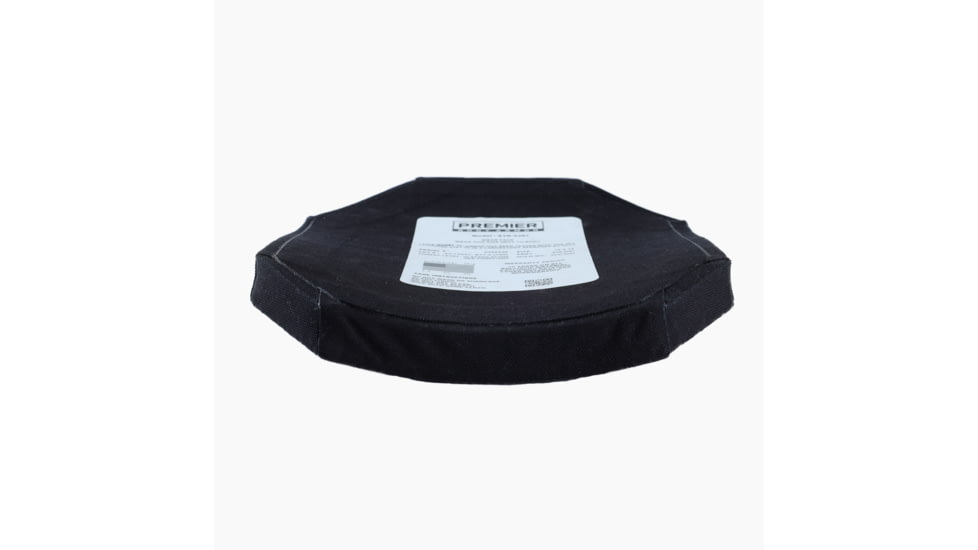 Premier Body Armor Stratis Level IV Enhanced Plate Carriers, Multi Curve, Shooters Cut, Black/PBA Decal, 10x12 inch, STR-9264