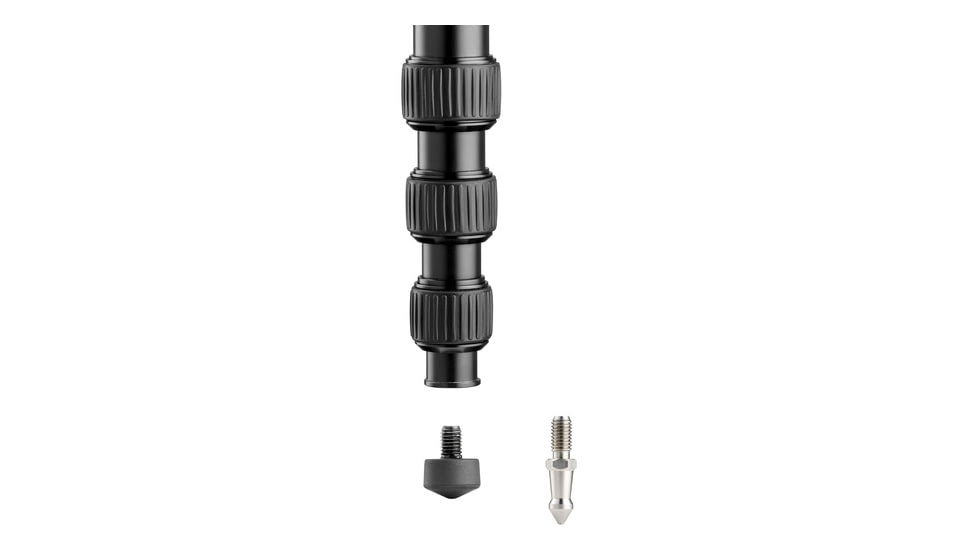 Monopod w/Rubber Foot &amp; Spike, Black