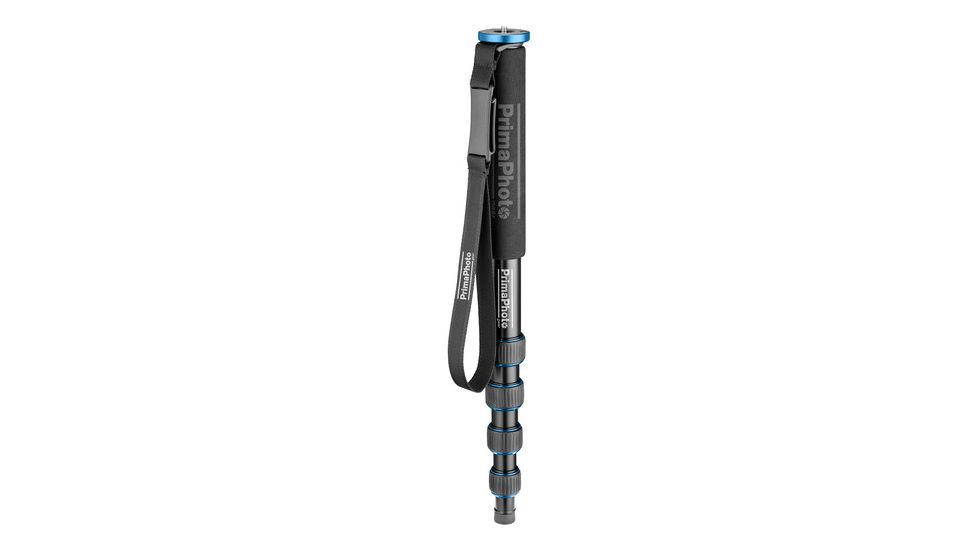 Monopod w/Rubber Foot &amp; Spike, Blue