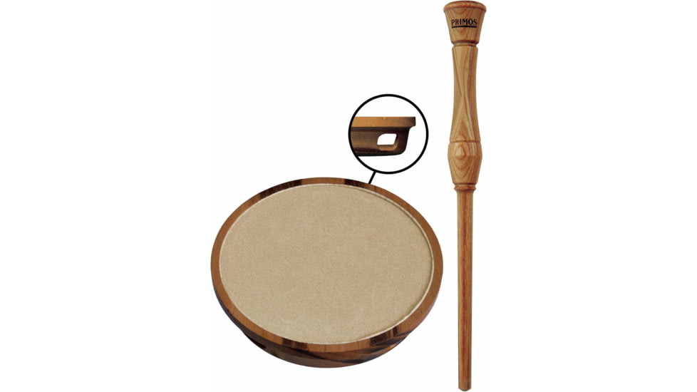 Primos Hunting Hensanity Pot Call w/Frictionite Turkey Call, Brown, 299