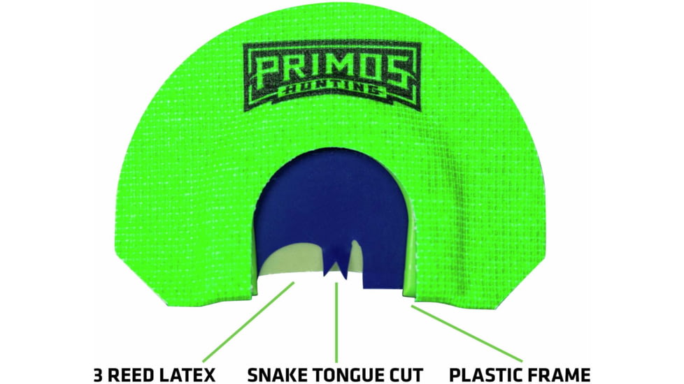 Primos Hunting The Blair - Hen House Series Turkey Mouth Call w/ Snaketongue Cut, Card, PS1266