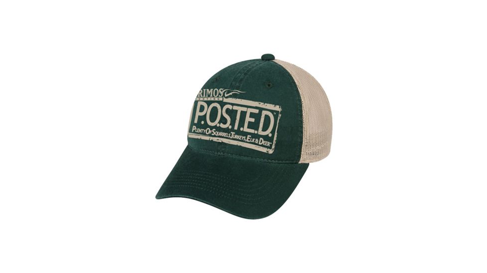 Washed Green Logo Cap w/Mesh Back