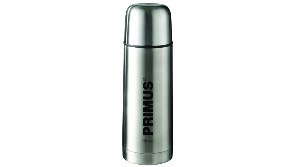 Primus Vacuum Bottle w/ Quick Stop Seal, Lid and Mug, SS Silver, .35L, 11.8oz P-732353