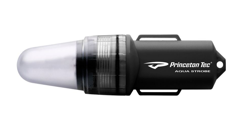 Princeton Tec Aqua Strobe White LED, 100 Lumens, Black, AS-LED-BK