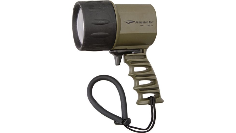 Princeton Tec Sector 5 LED Spotlight, Green PT02152