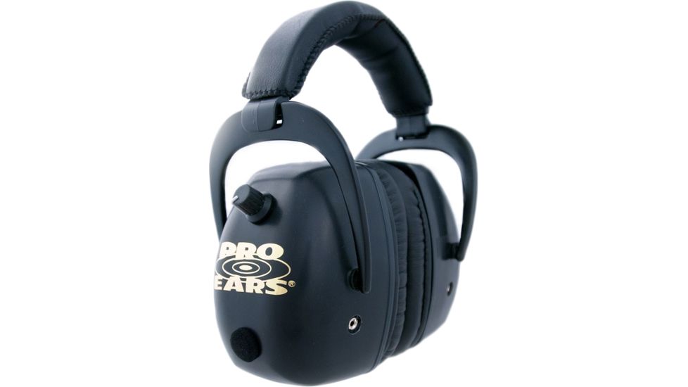 Pro Ears Pro Mag Gold Electronic Ear Muffs, 30 dB, Black, GSDPMB