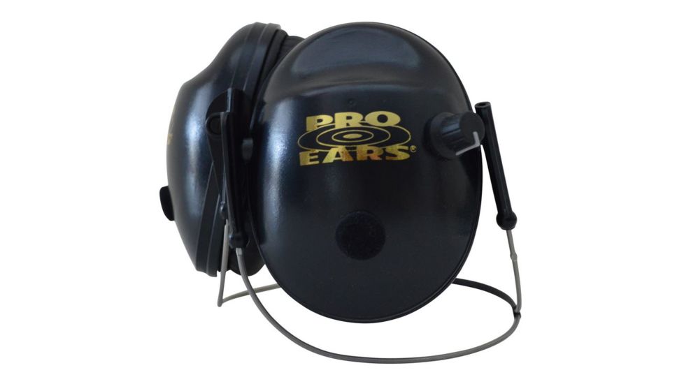 Pro-Ears Pro 200 NRR 19 Shooting Hearing Protection - Black, Behind Head Headband Model