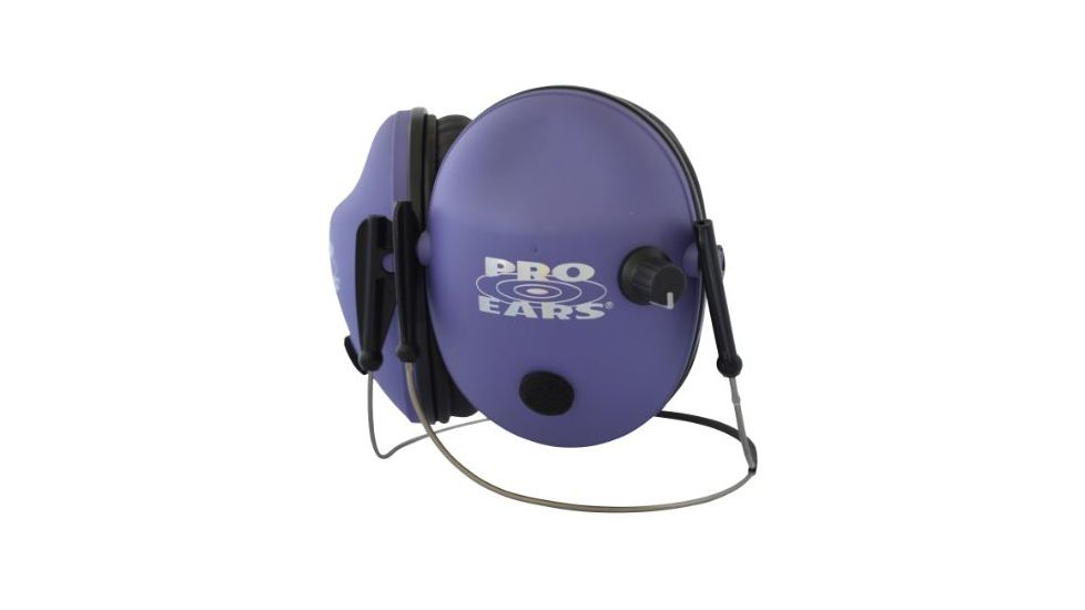 Pro-Ears Pro 200 NRR 19 Shooting Hearing Protection - Purple,Behind Head Headband Model P200PUBH