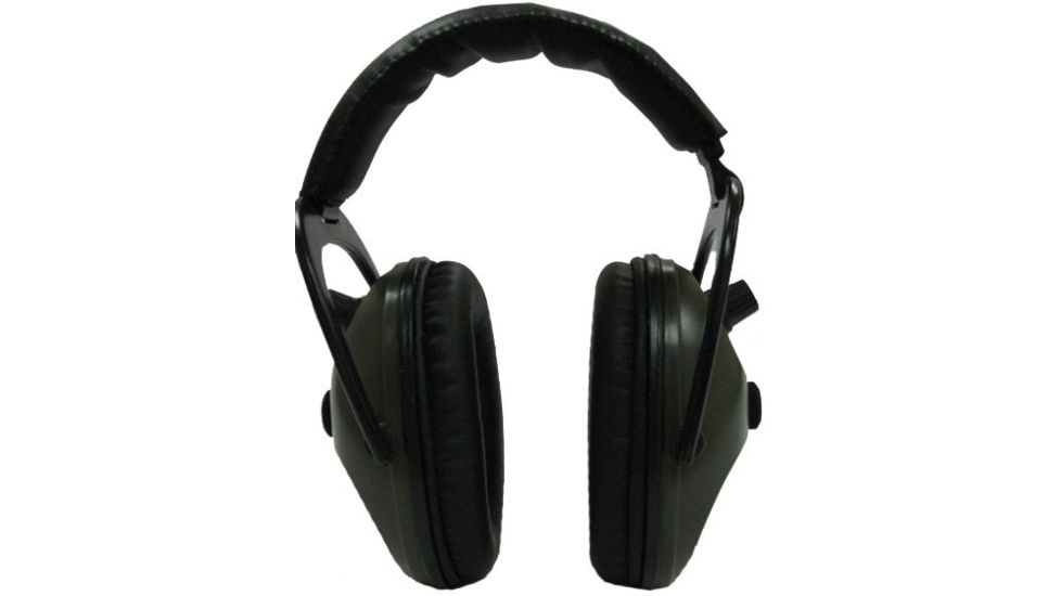 Pro Ears Pro Tac 300 Hearing Protectors, 26 dB, Over the Head, Black, PT300-B Black