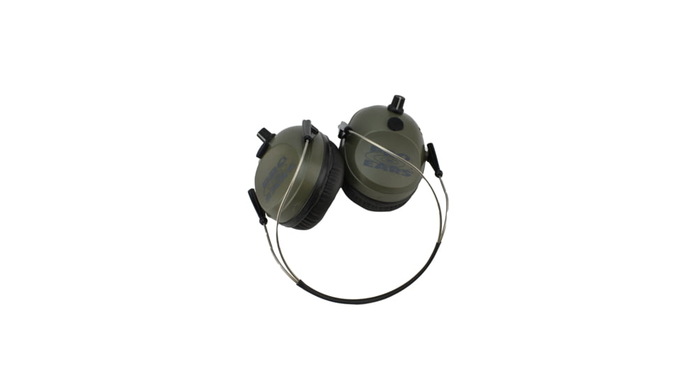 Pro Ears Pro Tac Plus Gold Low Profile, NRR 26 Earmuffs, Behind the Head, Green, GS-PT300-G-BH