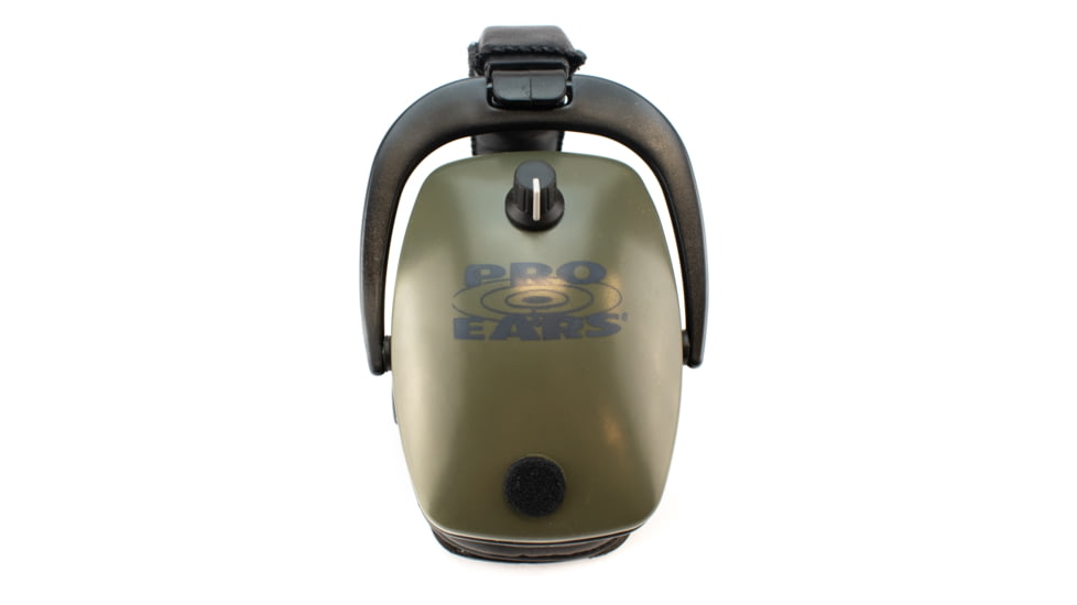 Pro Ears Pro Tac Plus Gold Slim Medium Profile, NRR 28 Headset w/ Lithium Batteries, Green, GS-PTS-L Green