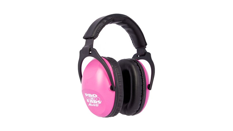 Pro Ears ReVo26 Earmuffs, Neon Pink