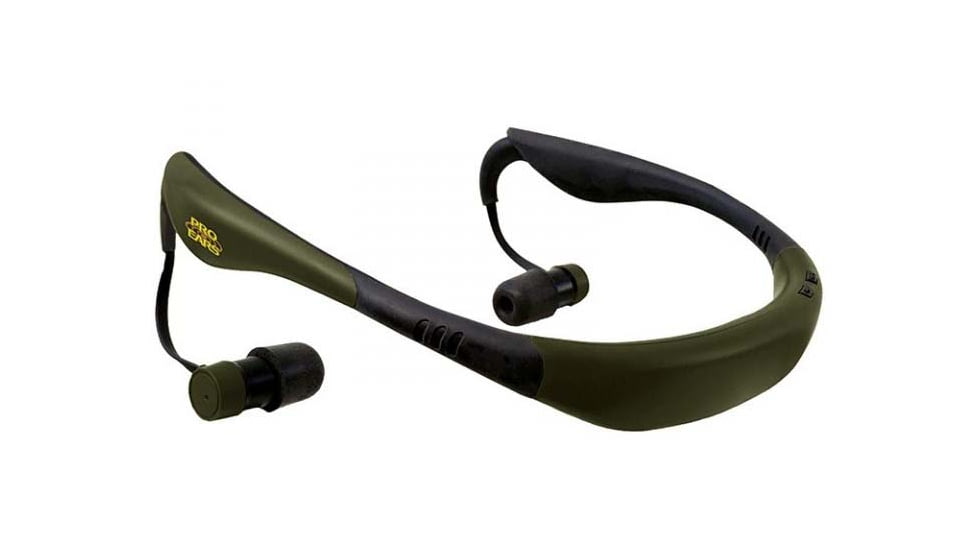 Pro Ears Stealth 28 Hearing Protection, Green, PEEBGRN