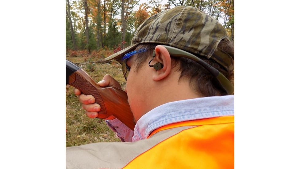 Pro Ears Stealth 28 Hearing Protection, Green, PEEBGRN