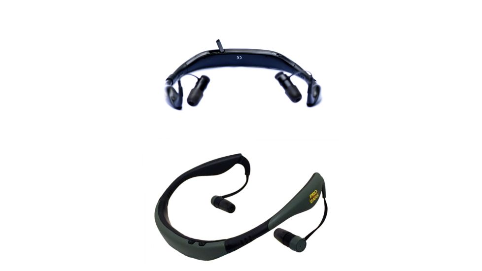 Pro Ears Stealth 28 Hearing Protection, Black, Green