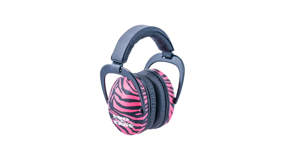 Pro-Ears Ultra Sleek Headset, Pink Zebra PE-US-PZ
