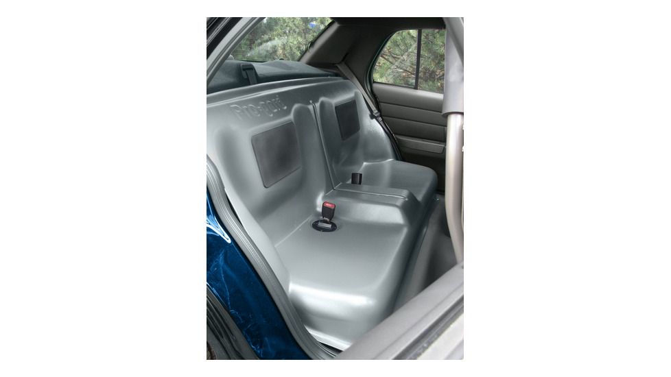 REAR SEAT GREY ABS W/ CARGO BA