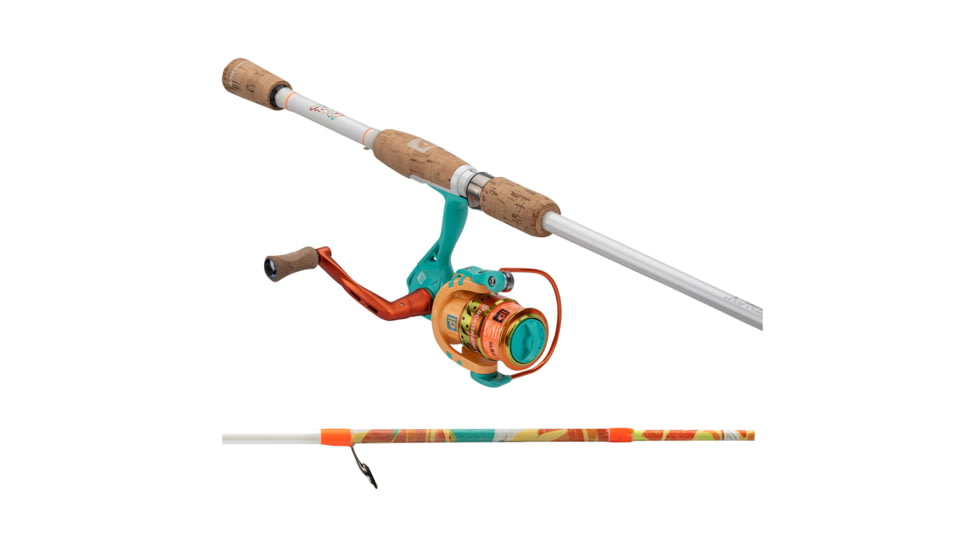 ProFISHiency 6ft Krazy Recreational Spinning Combo, Multicolor, 6KRZYSPINREC
