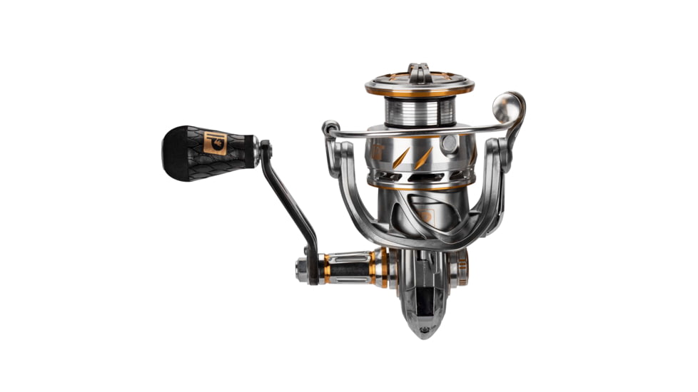 ProFISHiency A12 Spinning Reel, 6.2:1, 10+1, 32in, Ambidextrous, Silver/Gold, A12-2KSG