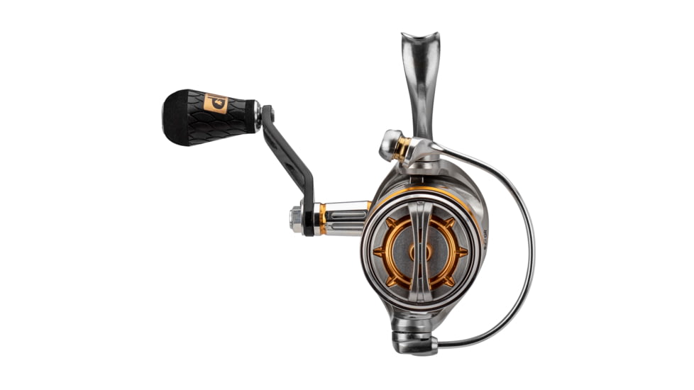 ProFISHiency A12 Spinning Reel, 6.2:1, 10+1, 32in, Ambidextrous, Silver/Gold, A12-2KSG