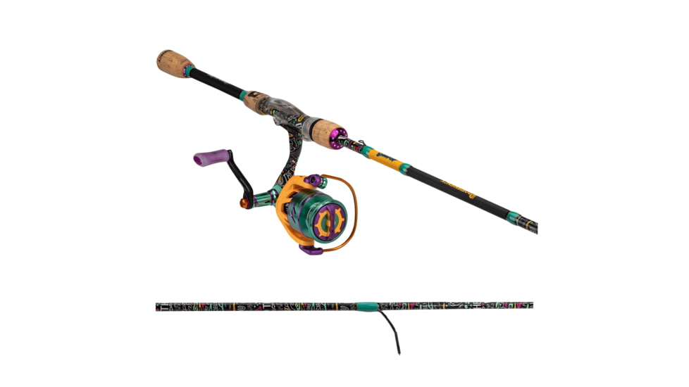 ProFISHiency Krazy 3 Spinning Combo, 7ft, 1pc, Medium, 6.2-1, 6+1, KRAZY37MSPIN